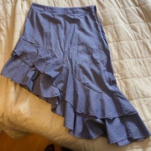 Asymmetrical Ruffle Skirt